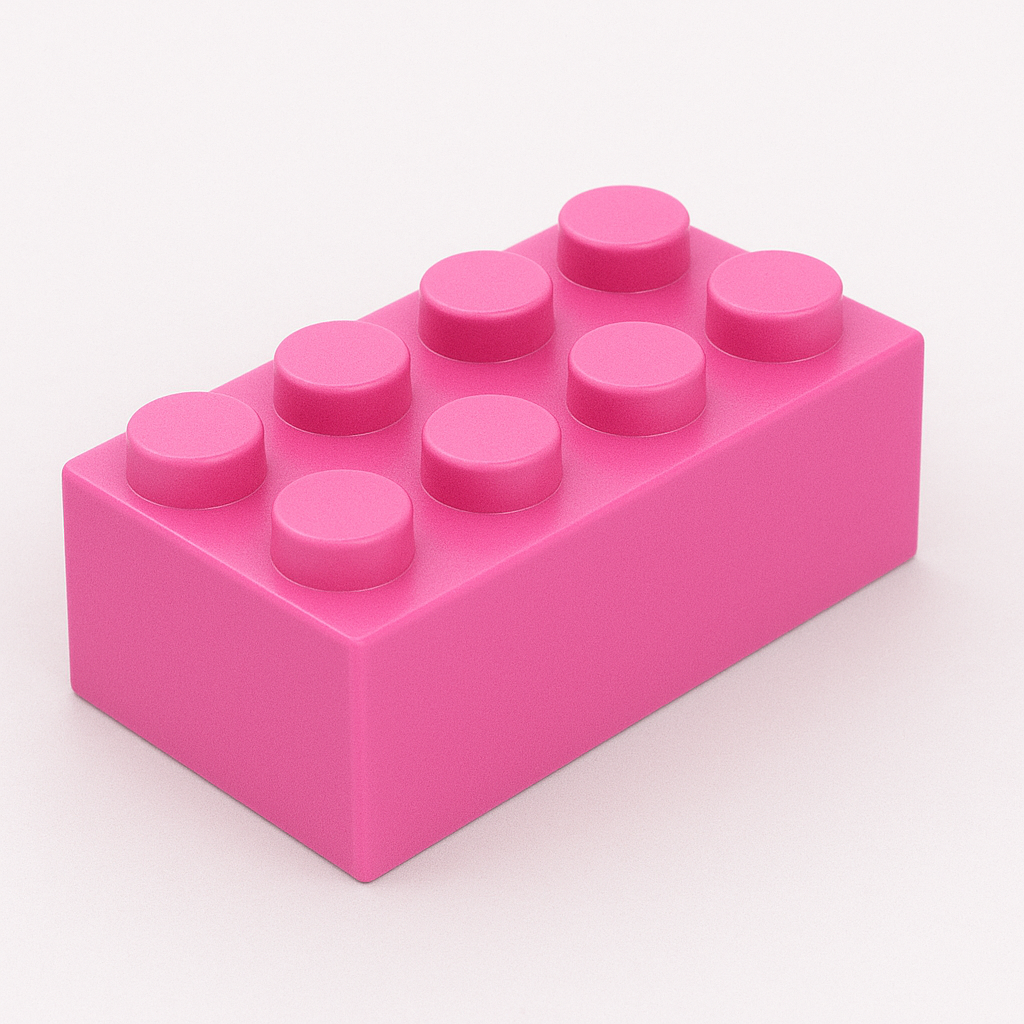 pink brick